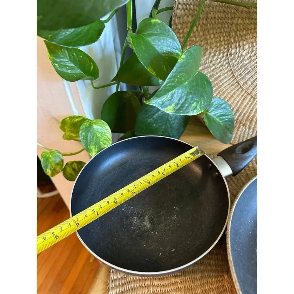 Two piece Vintage Used Kitchen cooking pans
